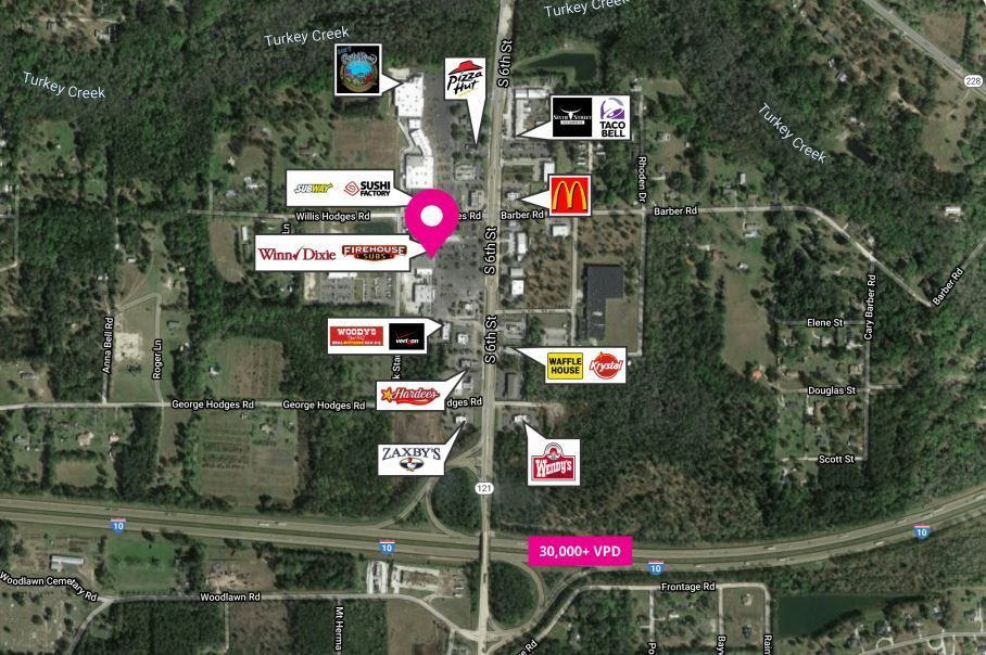 Winn Dixie Anchored Retail For Lease : 1452 S 6th St, Macclenny, FL 32063